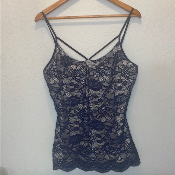 Boston Proper Navy Top - Picture 3 of 4